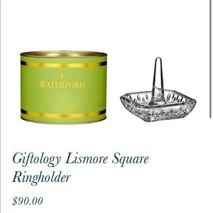Waterford Giftology Lismore Square Ringholder